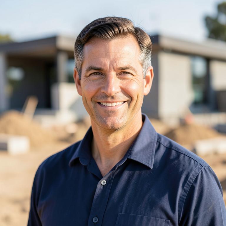 Fictional portrait of James Walker, residential builder
